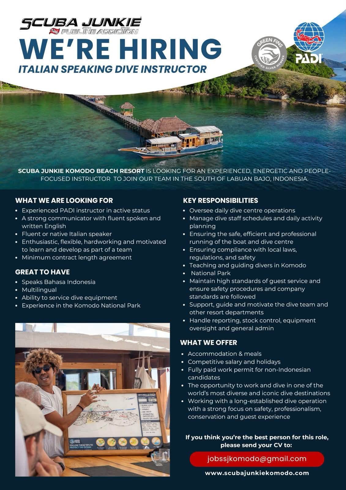 Italian-Speaking Dive Instructor